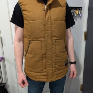 Scotch & Soda Men’s Quilted Vest Brown Size L